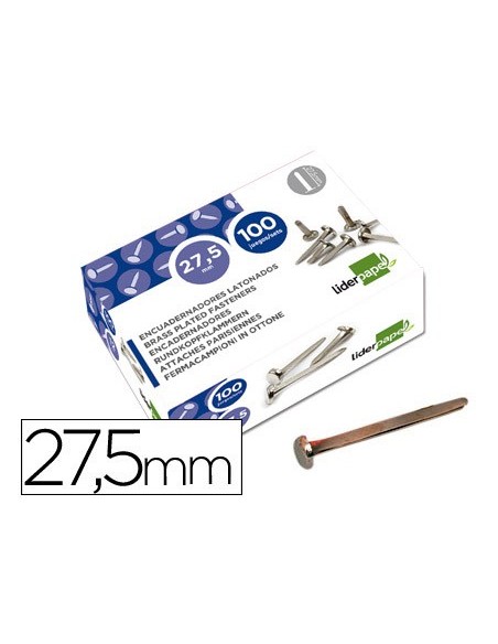 ENCUADERNADORES N.6 27,5 MM CAJA 100