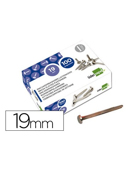 ENCUADERNADORES N.3 19 MM CAJA 100