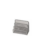 SOPORTE CARTAS GXA1 METALICO REJILLA GRIS 175X140X82 MM 2