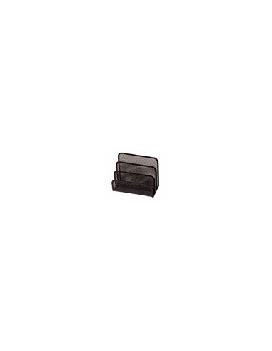 SOPORTE CARTAS Q-CON.-METALICO REJILLA NEGRO 175X140X82 MM