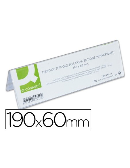 IDENTIFICADORES SOBREM.Q-CON.METACRILATO TAMAÑO 190X60 MM REF.5727