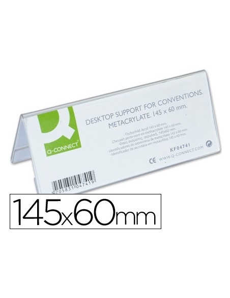 IDENTIFICADORES SOBREM.Q-CON.METACRILATO TAMAÑO 145X60 MM REF.5728
