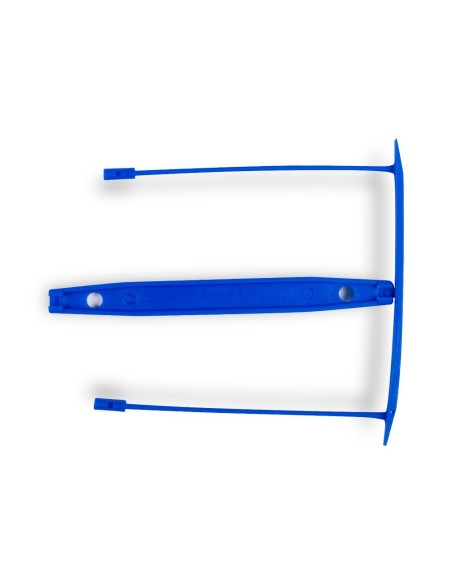 ENCUADERNADOR FASTENER Q-CON.PLASTICO E-CLIPS COLOR AZUL CAJA 100 UDS