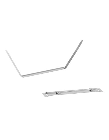 ENCUADERNADOR FASTENER Q-CONNECT PLATEADO CAJA DE 50 UNIDADES