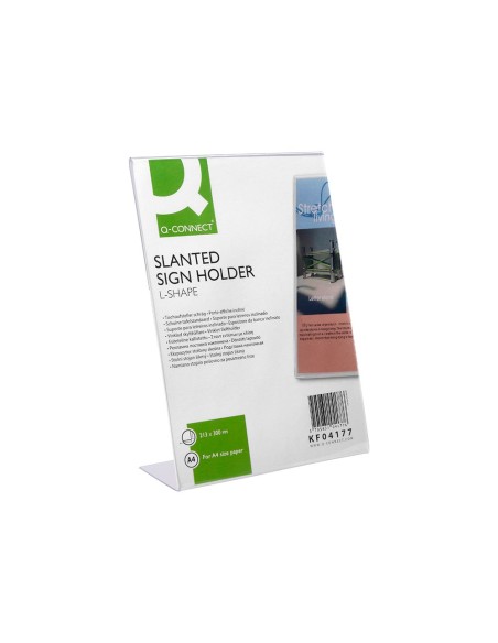 EXPOSITOR SOBREMESA Q C/C/FORMA L METACRILATO213X300 MM KF04177