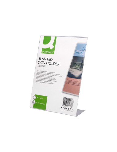 EXPOSITOR SOBREMESA Q C/C/FORMA L METACRILATO213X300 MM KF04177