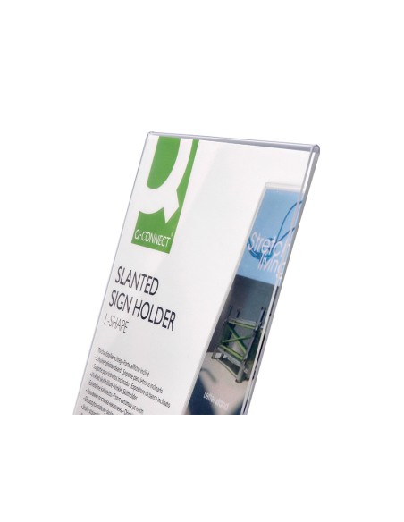 EXPOSITOR SOBREMESA Q C/C/FORMA L METACRILATO213X300 MM KF04177