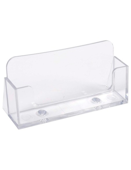 PORTATARJETAS VISITA EXACOMPTA METACRILATO CRISTAL 34X102X47MM