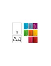 CUADERNO GRAP. 360 A4 T.PLASTICO LISO 48H 90GR SURT. 2