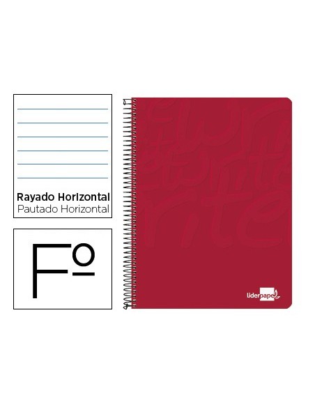 CUADERNO ESP. WRITE FL. T.BLANDA HORIZONTAL 80H 60GR. RJ.