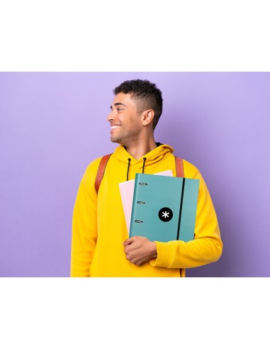 CARPETA RECAMBIO SOLAPA ANTARTIK A4 5MM FORRADA 4AN.40MM MENTA