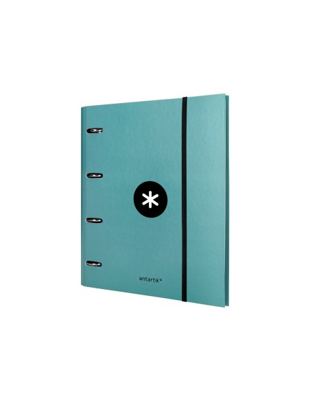 CARPETA RECAMBIO SOLAPA ANTARTIK A4 5MM FORRADA 4AN.40MM MENTA