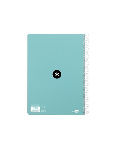 CUADERNO ESP. ANTARTIK A4 T.DURA 5MM 80H. 100GR. MENTA