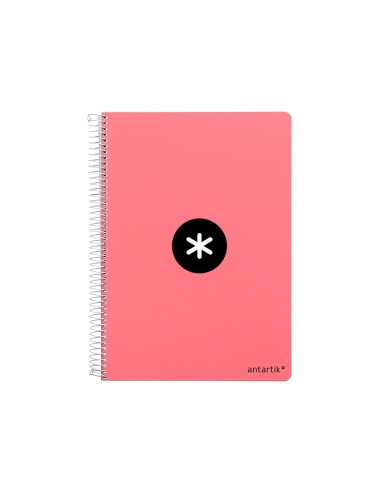 CUADERNO ESP. ANTARTIK A4 T.DURA 5MM 80H. 100GR. CORAL