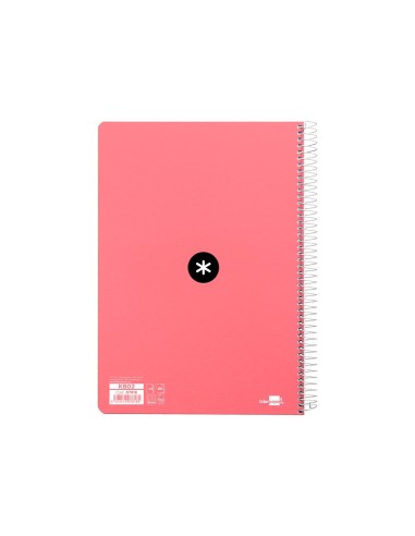 CUADERNO ESP. ANTARTIK A4 T.DURA 5MM 80H. 100GR. CORAL