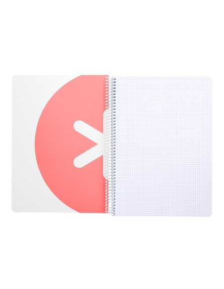 CUADERNO ESP. ANTARTIK A4 T.DURA 5MM 80H. 100GR. CORAL