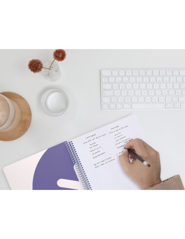 CUADERNO ESP. ANTARTIK A4 T.DURA 5MM 80H. 100GR. LAVANDA