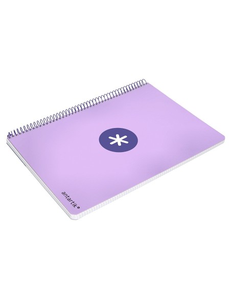 CUADERNO ESP. ANTARTIK A4 T.DURA 5MM 80H. 100GR. LAVANDA