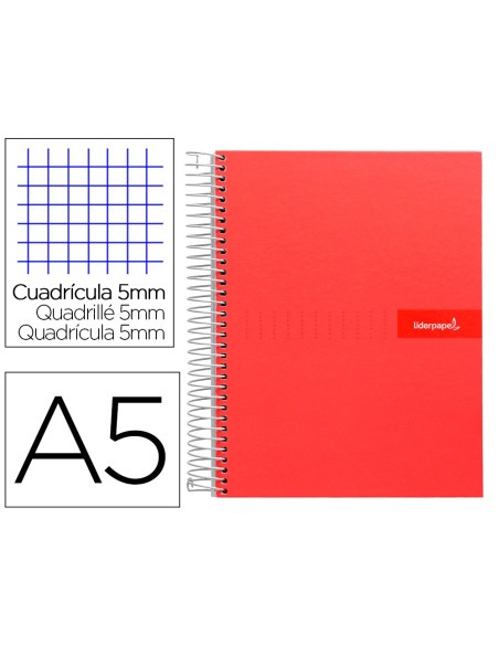 CUADERNO ESP. CRAFTY A5 T.FORRADA 5MM 5B 6T.120H. 90GR. RJ. *32900