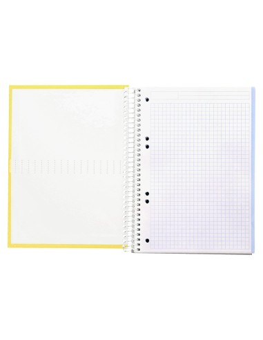 CUADERNO ESP. CRAFTY A5 T.FORRADA MICRO 5MM 5B 6T. 120H. 90GR. AM.