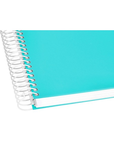 CUADERNO ESP. CRAFTY A5 T.FORRADA MICRO 5MM 5B 6T. 120H. 90GR. TURQ