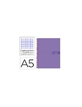 CUADERNO ESP. CRAFTY A5 T.FORRADA MICRO 5MM 5B 6T. 120H. 90GR. VIO. 2
