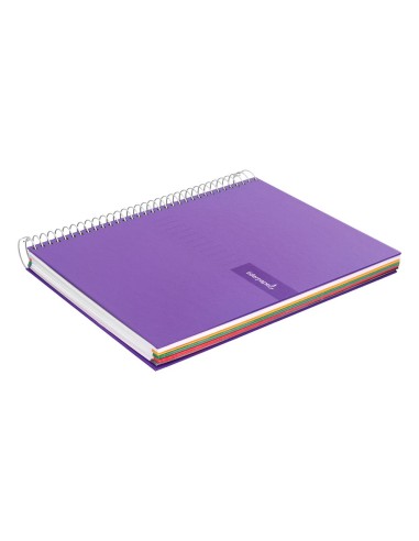CUADERNO ESP. CRAFTY A5 T.FORRADA MICRO 5MM 5B 6T. 120H. 90GR. VIO.