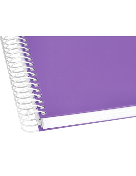 CUADERNO ESP. CRAFTY A5 T.FORRADA MICRO 5MM 5B 6T. 120H. 90GR. VIO.
