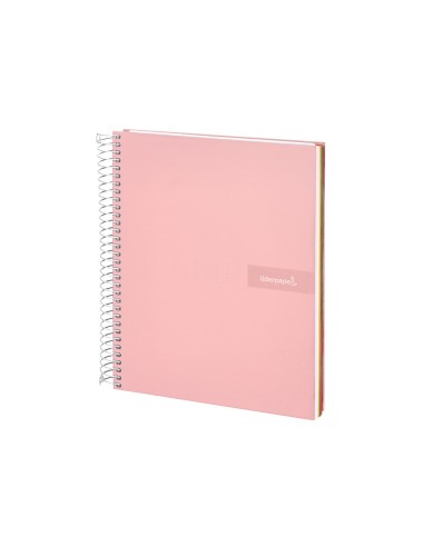CUADERNO ESP. CRAFTY A5 T.FORRADA MICRO 5MM 5B 6T. 120H. 90GR. ROSA