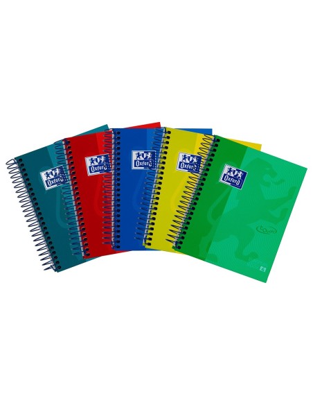 CUADERNO ESP. OXFORD EBOOK A6 T.EXTRA 5MM 120H. 90GR. SURT.