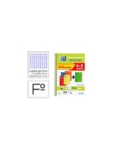 CUADERNO ESP. OXFORD PIZARRA FL. T.EXTRA. 4MM 80H. 90GR. PK.5UD. 2