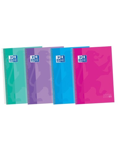 CUADERNO ESP. OXFORD SCHOOL A4 T.EXTRA MICRO 5MM 120H 90GR.5UD