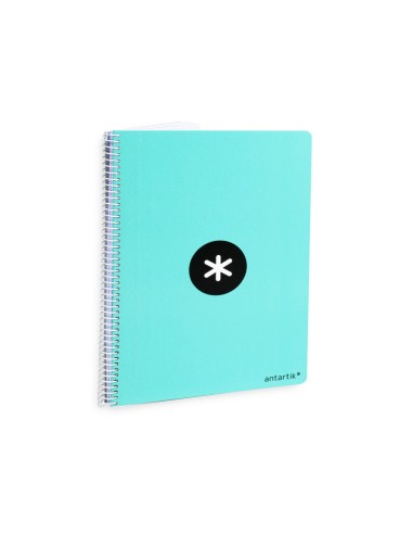 CUADERNO ESP.LIDERPAPEL A4 ANTARTIK T.DURA 80H 100GR 4MM MARGEN MENTA