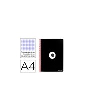CUADERNO ESP.LIDERPAPEL A4 ANTARTIK T.DURA 80H 100GR 4MM MARGEN NG. 2