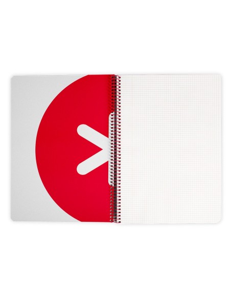 CUADERNO ESP.LIDERPAPEL A4 ANTARTIK T.DURA 80H 100GR 4MM MARGEN NG.