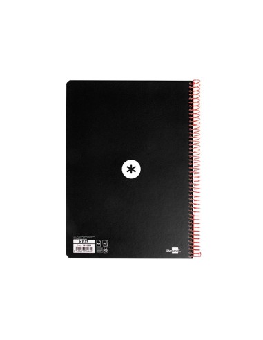 CUADERNO ESP.LIDERPAPEL A4 ANTARTIK T.DURA 80H 100GR 4MM MARGEN NG.