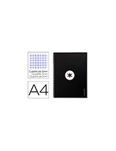 CUADERNO ESP.A4 MICRO ANTARTIK T.FORRADA 80H 90GR.5MM 1B.4 TAL.NG. 2