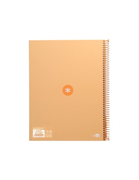 CUADERNO ESP.A4 MICRO ANTARTIK T.FORRADA 80H 90GR.5MM 1B.4 TAL.AM. CL