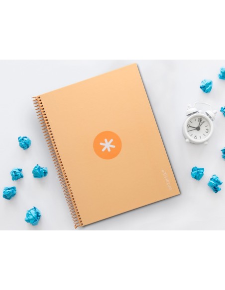 CUADERNO ESP.A4 MICRO ANTARTIK T.FORRADA 80H 90GR.5MM 1B.4 TAL.AM. CL