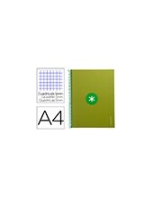 CUADERNO ESP.A4 MICRO ANTARTIK T.FORRADA 80H 90GR.5MM 1B.4 TAL.VE. 2