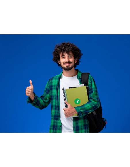 CUADERNO ESP.A4 MICRO ANTARTIK T.FORRADA 80H 90GR.5MM 1B.4 TAL.VE.