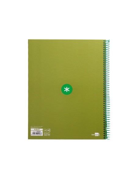 CUADERNO ESP.A4 MICRO ANTARTIK T.FORRADA 80H 90GR.5MM 1B.4 TAL.VE.