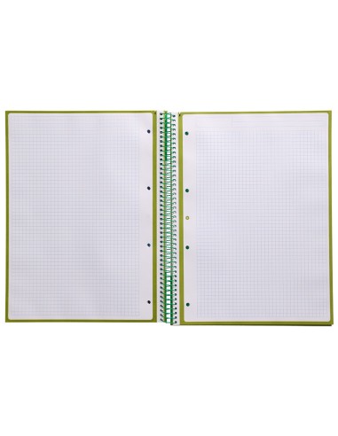 CUADERNO ESP.A4 MICRO ANTARTIK T.FORRADA 80H 90GR.5MM 1B.4 TAL.VE.