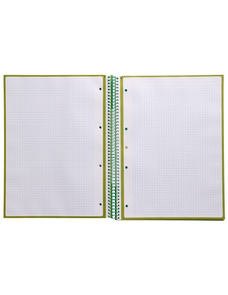 CUADERNO ESP.A4 MICRO ANTARTIK T.FORRADA 80H 90GR.5MM 1B.4 TAL.VE.