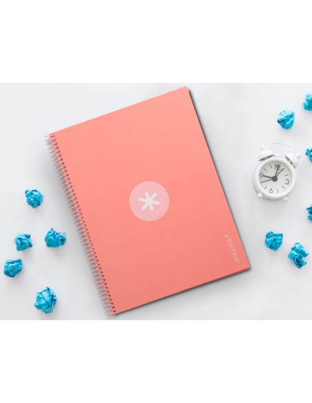 CUADERNO ESP.A4 MICRO ANTARTIK T.FORRADA 80H 90GR.5MM 1B.4 TAL.RS.CL.