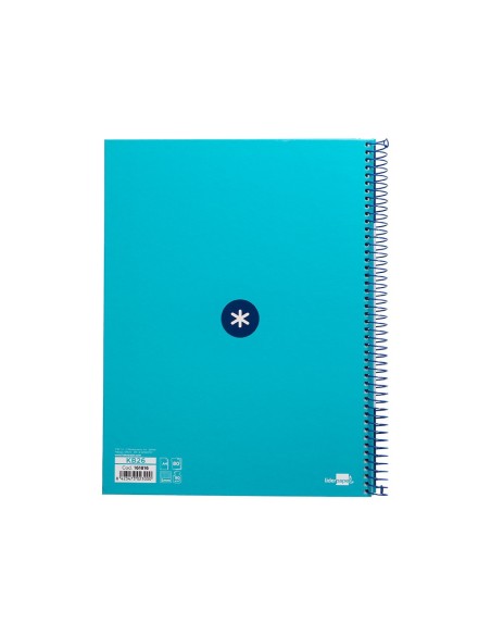CUADERNO ESP.A4 MICRO ANTARTIK T.FORRADA 80H 90GR.5MM 1B.4 TAL.TURQ.
