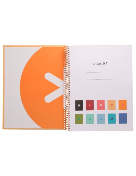 CUADERNO ESP.A4 MICRO ANTARTIK T.FORRADA80H 90GR.HOR.1B.4 TAL.AM.CL.