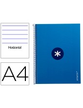 CUADERNO ESP.A4 MICRO ANTARTIK T.FORRADA80H 90GR.HOR.1B.4 TAL.AZ.OS.