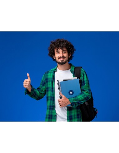 CUADERNO ESP.A4 MICRO ANTARTIK T.FORRADA80H 90GR.HOR.1B.4 TAL.AZ.OS.