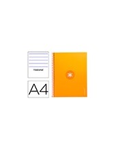 CUADERNO ESP.A4 MICRO ANTARTIK T.FORRADA80H 90GR.HOR.1B.4 TAL.MOSTAZA 2